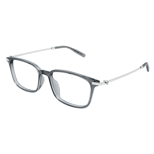 Montblanc Mann Asian Fitting GRAU RECYCLED ACETATE MB0315OA Japan - Farbcode 006