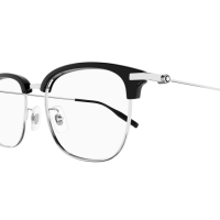 Montblanc Mann Asian Fitting SCHWARZ RECYCLED ACETATE MB0316OA Japan