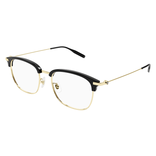 Montblanc Mann Asian Fitting SCHWARZ RECYCLED ACETATE MB0316OA Japan - Farbcode 002