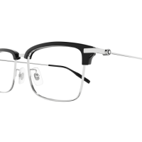 Montblanc Mann Asian Fitting SCHWARZ RECYCLED ACETATE MB0318OA Japan