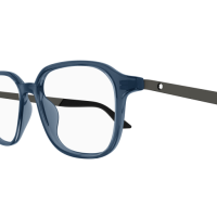 Montblanc Mann Asian Fitting BLAU RECYCLED ACETATE MB0335OA Italien