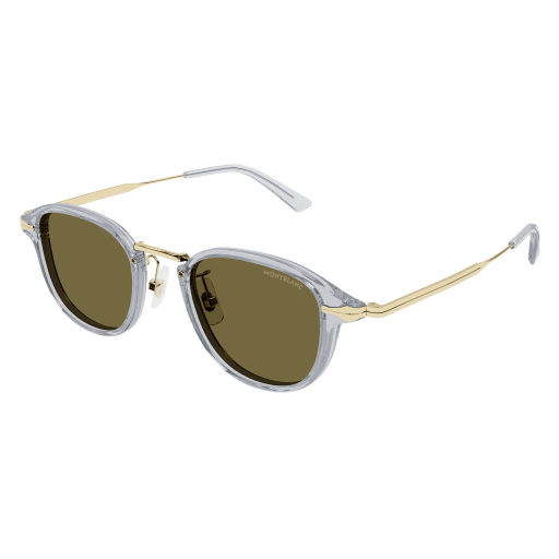 Montblanc Mann Asian Smart Fitting GRAU SPRITZGUSS MB0336S Italien - Farbcode 003