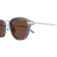 Montblanc Mann Asian Smart Fitting GRAU SPRITZGUSS MB0336S Italien