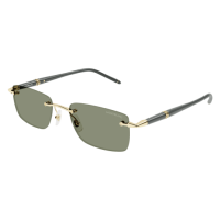 Montblanc Mann Asian Smart Fitting GOLD METALL MB0344S Japan - Farbcode 005