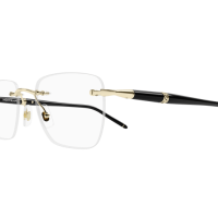 Montblanc Mann Asian Smart Fitting GOLD METALL MB0346O Japan