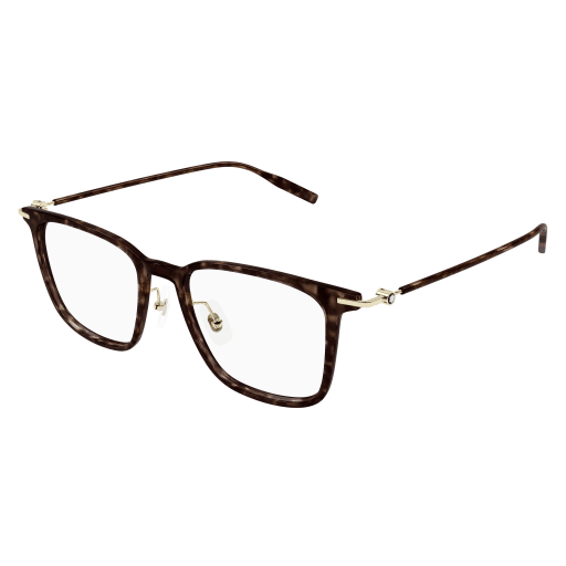 Montblanc Mann Asian Smart Fitting HAVANNA SPRITZGUSS MB0354O Italien - Farbcode 002