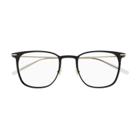 Montblanc Mann Asian Smart Fitting SCHWARZ ALUMINIUM MB0356O Japan - Farbcode 006