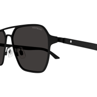 Montblanc Mann Asian Smart Fitting SCHWARZ METALL MB0360S Italien