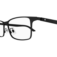 Montblanc Mann Asian Smart Fitting SCHWARZ METALL MB0361O Italien - Farbcode 001