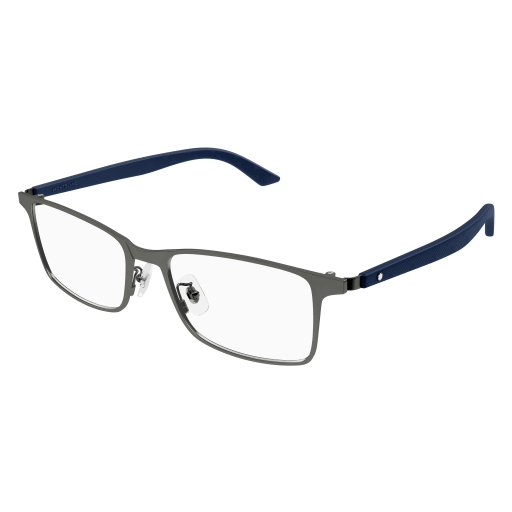 Montblanc Mann Asian Smart Fitting RUTHENIUM METALL MB0361O Italien - Farbcode 005
