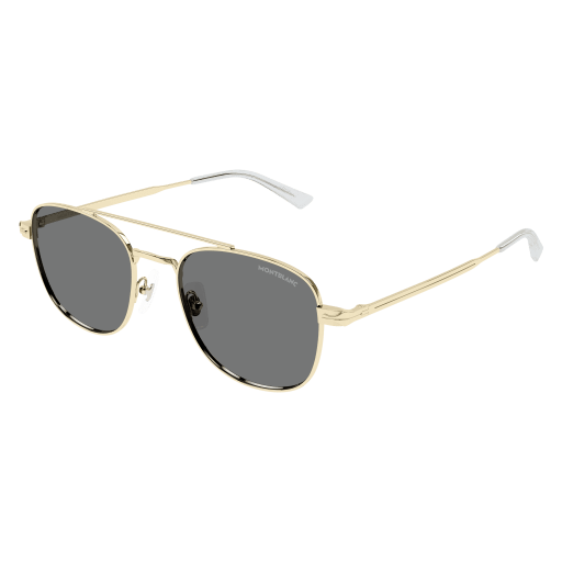 Montblanc Mann Asian Smart Fitting GOLD METALL MB0363S Italien