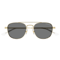Montblanc Mann Asian Smart Fitting GOLD METALL MB0363S Italien - Farbcode 001