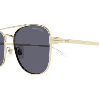 Montblanc Mann Asian Smart Fitting GOLD METALL MB0363S Italien - Farbcode 004