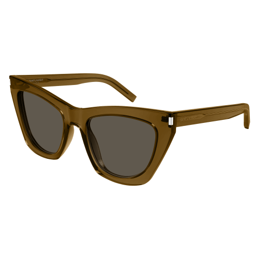 Saint Laurent Frau International BRAUN RECYCLED ACETATE SL 214 KATE Italien - Farbcode 034