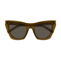 Saint Laurent Frau International BRAUN RECYCLED ACETATE...