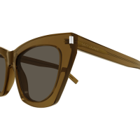 Saint Laurent Frau International BRAUN RECYCLED ACETATE SL 214 KATE Italien - Farbcode 034