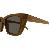 Saint Laurent Frau International BRAUN RECYCLED ACETATE SL 276 MICA Italien - Farbcode 060