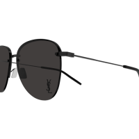Saint Laurent Unisex Korean SCHWARZ METALL SL 328K M Italien