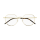 Saint Laurent Unisex Asian Fitting GOLD METALL SL 647F Italien