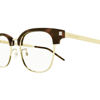 Saint Laurent Unisex Asian Fitting HAVANNA RECYCLED ACETATE SL 649F Italien