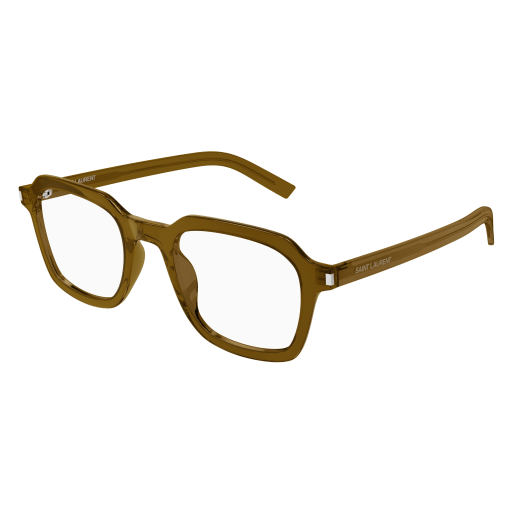 Saint Laurent Unisex International BRAUN RECYCLED ACETATE SL 715 SLIM OPT Italien