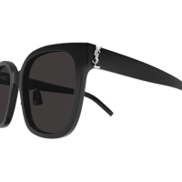 Saint Laurent Frau Asian Fitting SCHWARZ RECYCLED ACETATE SL M105F Italien - Farbcode 001