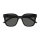 Saint Laurent Frau Asian Fitting SCHWARZ RECYCLED ACETATE SL M105F Italien