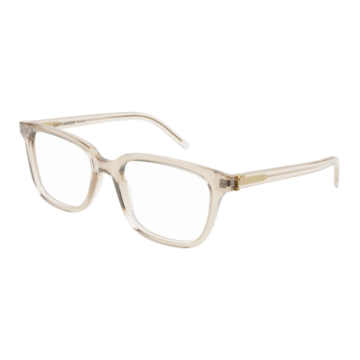 Saint Laurent Frau Asian Fitting NUDE RECYCLED ACETATE SL M110F Italien