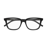 Saint Laurent Frau Asian Fitting SCHWARZ RECYCLED ACETATE SL M110F Italien - Farbcode 004