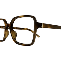 Saint Laurent Frau Asian Smart Fitting HAVANNA RECYCLED ACETATE SL M139 Italien