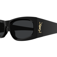 Saint Laurent Frau International SCHWARZ RECYCLED ACETATE SL M140 Italien