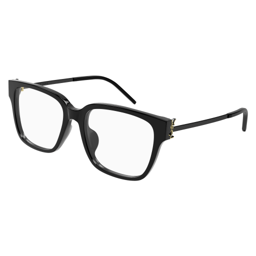 Saint Laurent Frau Asian Fitting SCHWARZ RECYCLED ACETATE SL M48O_AF Italien - Farbcode 001