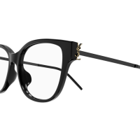 Saint Laurent Frau Asian Fitting SCHWARZ RECYCLED ACETATE SL M48O_BF Italien - Farbcode 001