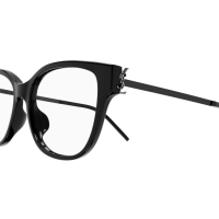 Saint Laurent Frau Asian Fitting SCHWARZ RECYCLED ACETATE SL M48O_BF Italien - Farbcode 002