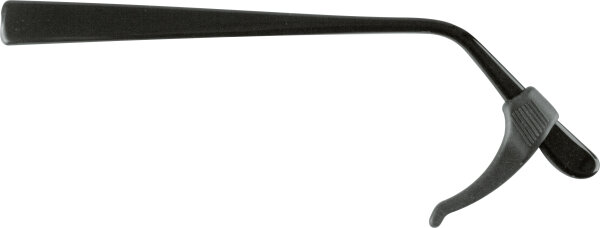 Anti-Rutsch-Bügelenden 5,9 mm x 2,7 mm Haken Schwarz 20 ST