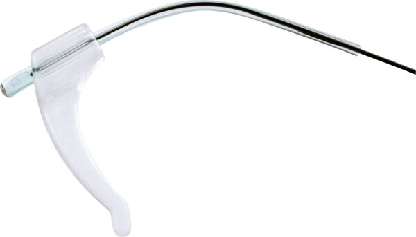 Anti-Rutsch-Bügelenden 5,9 mm x 2,7 mm Haken Milchig transparent 100 ST