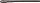 Acetat Bügelenden 1,2 mm 65 mm Braun Symmetrische Form