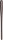 Acetat Bügelenden 1,45 mm 65 mm Braun Symmetrische Form, breiter