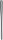 Acetat Bügelenden 1,6 mm 65 mm Grau Symmetrische Form, breiter