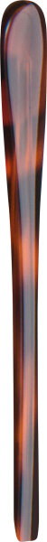 Acetat Bügelenden 1,45 mm 65 mm Havanna Symmetrische Form, breiter