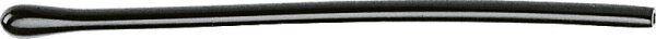 Acetat Bügelenden 0,9 mm 70 mm Schwarz Schmale Offnung
