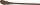Acetat Bügelenden 1,5 mm 70 mm Dunkelbraun Klassische Form