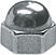 Hutmuttern 1,20 mm Silber Sechskantmutter Neusilber 2,20 mm