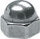 Hutmuttern 1,40 mm Silber Sechskantmutter Neusilber 2,20 mm