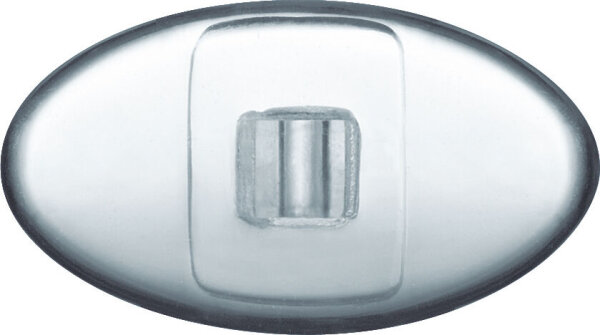 PVC-Pad Schraub Transparent 13 mm 20 ST