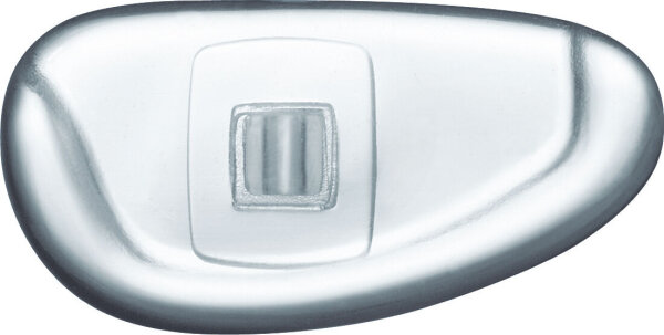 PVC-Pad Schraub Transparent 17 mm 10 P