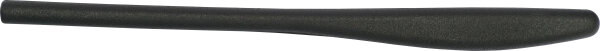 Silikon-Bügelenden 1,0 mm 67 mm Schwarz Symmetrische Form