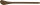 Silikon-Bügelenden 1,0 mm 70 mm Braun Klassische Form