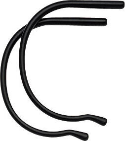 Sportbügelenden Erwachsene 1,3 mm Schwarz 90 mm Elastomere
