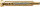 Schrauben mit transparenter Nylonsicherung Stahl Gold 11,50 mm